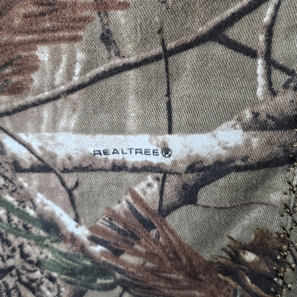 CABELA'S Embroidered Western Realtree Camo Hunting Shirt Silent Weave Womens‎ S - Picture 8 of 11